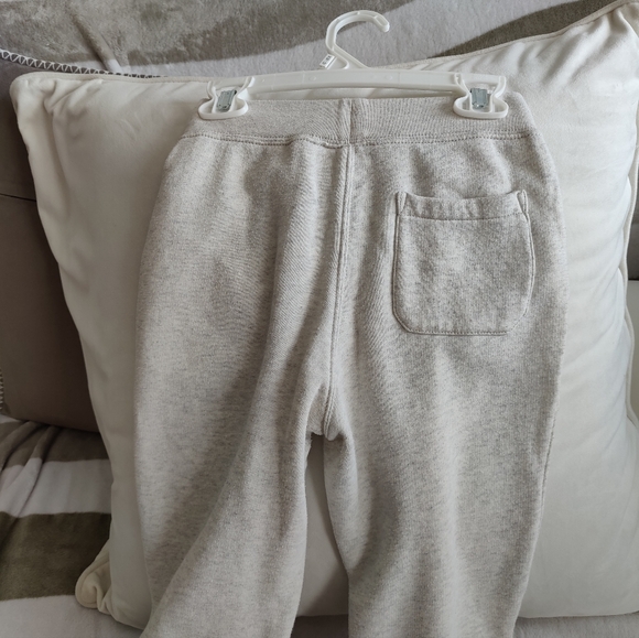POLO RALPH LAUREN FLEECE SWEATPANTS BOYS OATMEAL SIZE S (8) - Picture 3 of 8